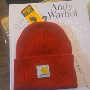 Carhartt Bold Red Knit Beanie